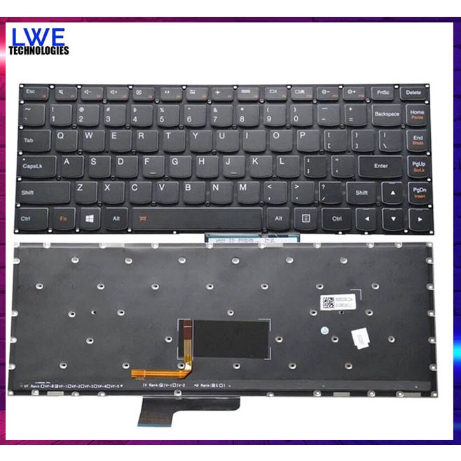 Lenovo Ultrabook Ideapad Yoga 2 13-IFI ITH ISE E31-70 E31-80 คีย์บอร์ด OEM