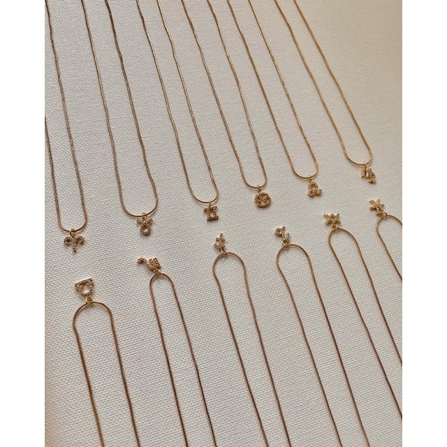 tiny zodiac sign necklace