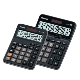 เครื่องคิดเลขแพ็คคู่ สีดำ คาสิโอ DX-12B+MX-12B Duo Casio Dual Pack Calculator Black DX-12B + MX-12B Duo