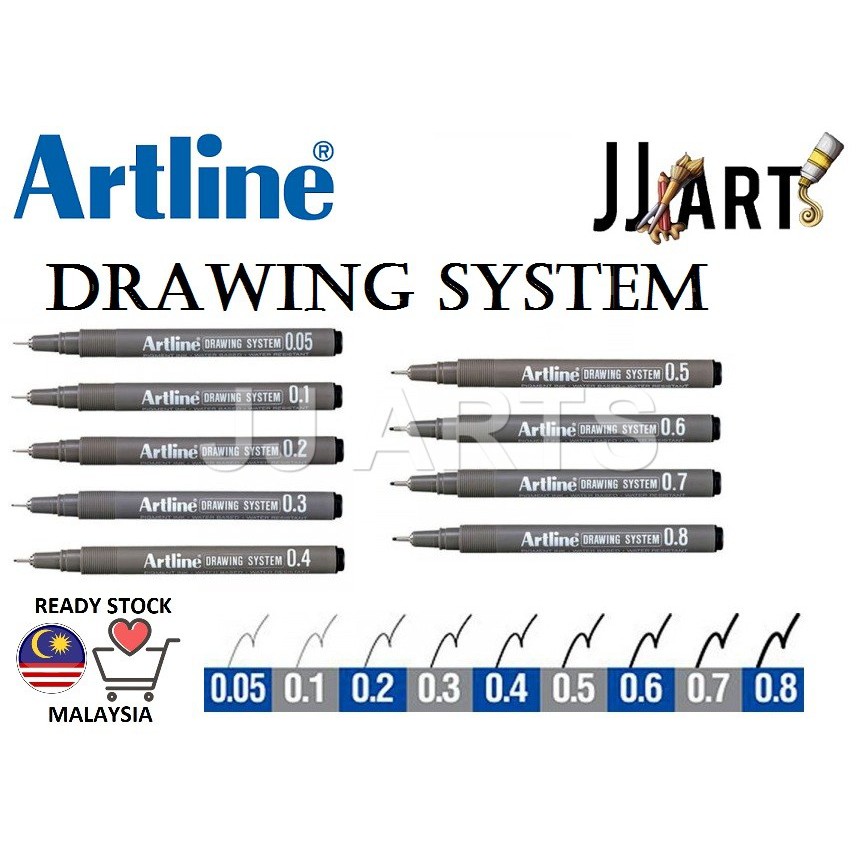 Artline Drawing System Technical / Liner Pen (0.03 - 0.8)