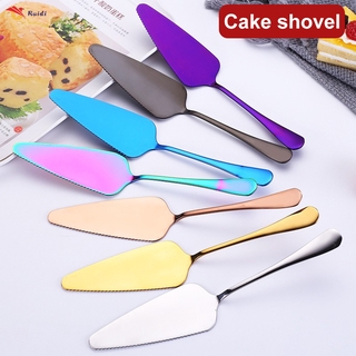 Cake Server ไม้พายสแตนเลสหลากสีสันสําหรับใช้ในการทําเค้กเบเกอรี่