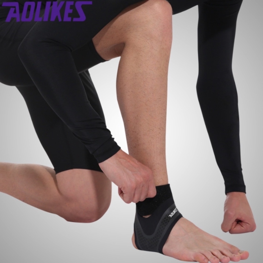 😋 สายรัดข้อเท้า ที่รัดข้อเท้า พยุงข้อเท้า กีฬา Full support ปรับขนาดได้ ผ้าข้อเท้า ankle support ป้อ
