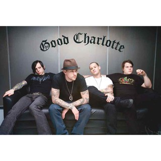 โปสเตอร์ Good Charlotte กู้ดชาร์ลอตต์ วง ดนตรี ป็อป พังค์ อเมริกา รูป ภาพ ติดผนัง สวยๆ ภาพ poster (88 x 60 ซม.โดยประมาณ)