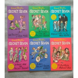 หนังสือชุด The Secret Seven (Color book) 6 เล่ม จาก Enid Blyton ผู้แต่ง Famous Five วรรณกรรมเยาวชน ภาพสี  ภาษาอังกฤษ
