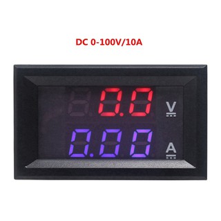  Dc 0-100V 50A 100A โวลต์มิเตอร์ดิจิทัล แอมมิเตอร์ จอแสดงผลคู่ เครื่องตรวจจับแรงดันไฟฟ้า แอมมิเตอร์ แอมแปร์ - โวลต์มิเตอร์