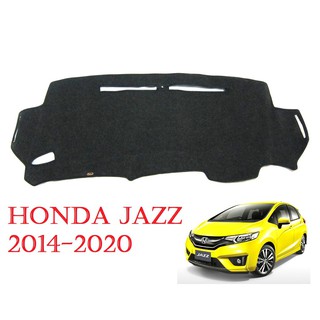 (1ชิ้น) พรมปูคอนโซลหน้ารถเก๋ง ฮอนด้า แจ๊ส 2014-2019 Honda Jazz ไม่TOP พรมปูคอนโซล พรมปูแผงหน้าปัด พรมหน้ารถ ราคาถูก