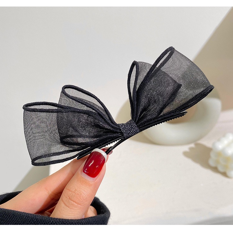 ชุดกิ๊บติดผม ประดับโบว์ ด้านข้าง สไตล์ใหม่ สําหรับผู้หญิง 2022