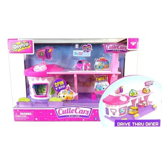 cutie cars shopkins drive thru diner playset ของแท้ ลิขสิทธิ์แท้