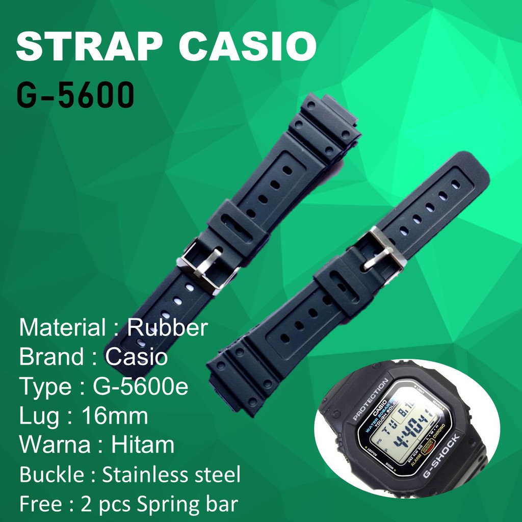 Casio G5600 สายนาฬิกาข้อมือ