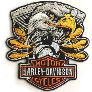 อาร์มติดเสื้อ ลายนกอินทรีย์  Harley-Davidson รุ่น P7Aa52-0072