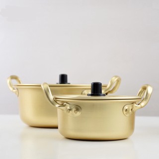 DT23-30 หม้อหูจับสีทองพร้อมฝาปิด R7-2