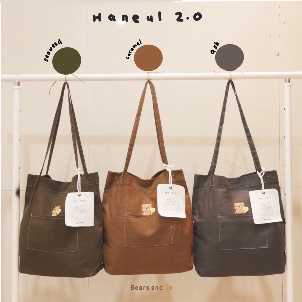 Haneul Bag / Canvas Bag / Shoulder Bag / Canvas Totebag