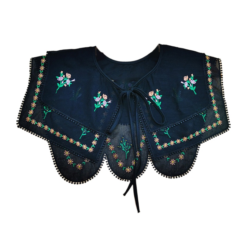 Voonne ปลอกคอปลอม ปักลายน่ารัก สไตล์ฮั่นฝู ใส่ง่าย สําหรับตกแต่งคอปกเสื้อ - รูปที่ 4