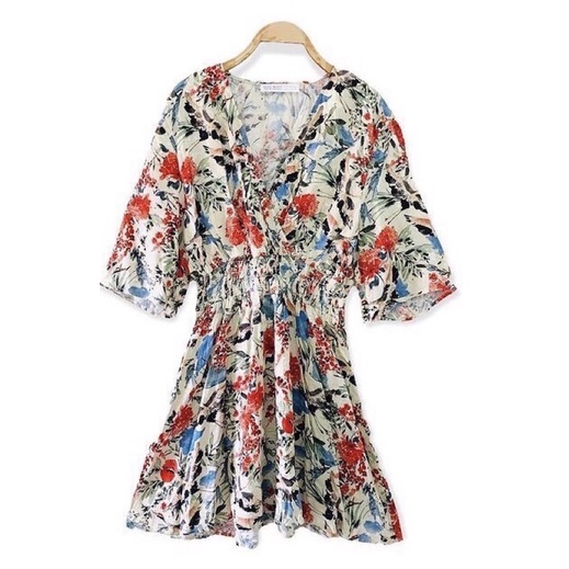 zara boho dress size s