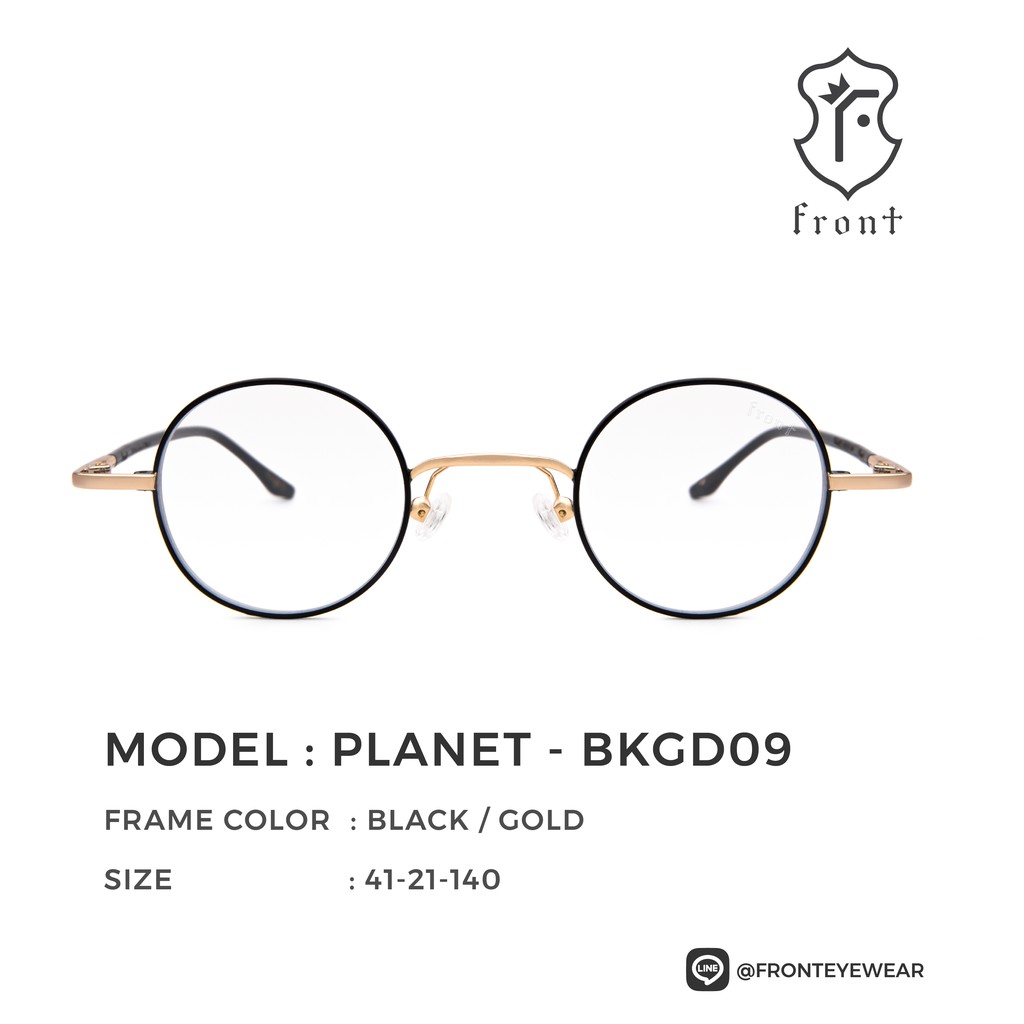 FRONT - แว่นกันแดด รุ่น Planet (สามารถนำไปตัดเลนส์สายตาได้ค่ะ) - Fronteyewearthailand