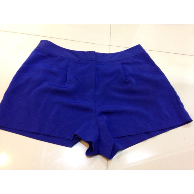 กางเกงขาสั้นforever 21 สีนำ้เงิน (Sale!!!🎉 16-18 Sep only)