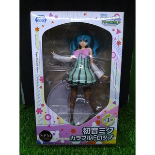 Hatsune Miku -Project DIVA- Arcade Future Tone - Hatsune Miku - SPM Figure - Colorful Drop (SEGA) มือ1