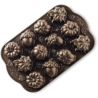 Pre order Nordic Ware Autumn Delights Cakelette Pan(รอสินค้า10วัน)นำเข้าUSA