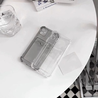 พร้อมส่งจากไทย เคสใสกันกระเเทก มีช่องใส่บัตร ไอโฟน i6 i7 i8 xr 7plus 8plus i11 12pro 12promax กันกระเเทก i14 Pro max