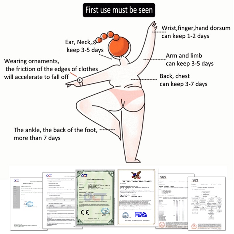 เซ็กซี่ชั่วคราวสักขนาดใหญ่ร่างกายศิลปะต้นขาขาแขนแขนสักสติกเกอร์ปลามังกรโทเท็มโลตัสดอกโบตั๋นดอกไม้ตาเกินไปปลอมน้ํา - รูปที่ 6