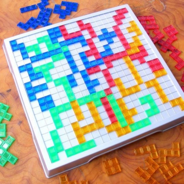 Blokus Board Game Educational Toys 2 Players Game Easy To Play For Children