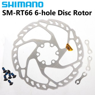 Shimano Deore SLX SM RT66 ดิสก์เบรกโรเตอร์ 6 สลักเกลียว 160 มม. 180 มม. 203 มม.