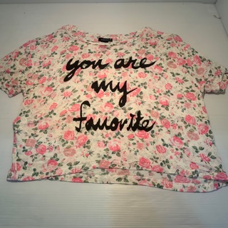 เสื้อครอป forever 21 แท้ มือสอง