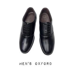 Classic Oxford Soft Genuine รองเท้าคัทชูผู้ชาย มีไซส์ใหญ่(ออกใบกำกับได้)หนังแท้100% หนังนิ่ม สีดำ เปลี่ยนไซส์ได้