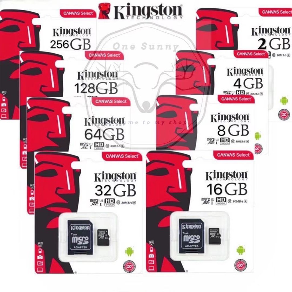 ♦ Kingston Micro sd card Memory 2GB/4GB/8GB/16GB/32GB/64GB/128GB/256GB