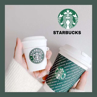 เคสหูฟังไร้สาย ซิลิโคน ลาย starbucks สำหรับ airpods 1 2 3 pro 2 case cover