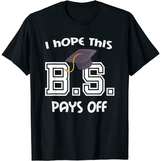 เสื้ เสื้อยืด พิมพ์ลายการ์ตูนตลก Bs Pays Off แฟชั่นสําหรับผู้หญิงS-5XL