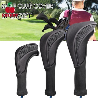 FS Golf  Club  Covers Interchangeable Elastic Long Neck Design 1 3 5 Golf Putter Cover Headcovers Protective Sleeve  [ฝาครอบไม้กอล์ฟ] พร้อมส่ง Mizuno GOLF CLUB Cover New GOLF CLUB Head Cover Iron CLUB Cap Cover PU Univers