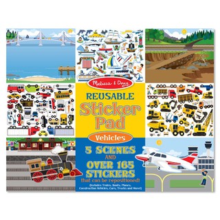 Melissa &amp; Doug - Reusable Sticker Pad – Vehicles