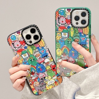 【Jon Burgerman】casetify เคสนิ่ม TPU แบบใส กันกระแทก แฟชั่น สําหรับ iPhone 13 Pro Max 14 Pro 12 Pro Max 11 XR X XS Max 7 8 Plus 12