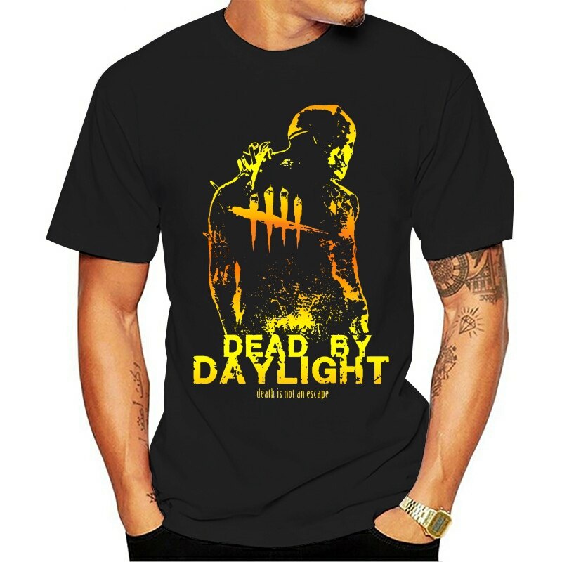 Dead by daylight เสื้อยืด Dead by daylight เสื้อยืดชายน่ารักผ้าฝ้าย 100 แขนสั้นฤดูร้อนเสื้อยืดพิมพ์ล