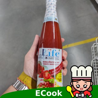 ecook ซอสมะเขือเทศ 500ml good life tomato sauce low sodium