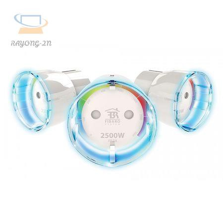 FIBARO Wall Plug อุปกรณ์ควบคุมการเปิด-ปิด อุปกรณ์ไฟฟ้า ใช้กับโหลดไม่เกิน 2,500 วัตต์ รองรับคลื่น Z W