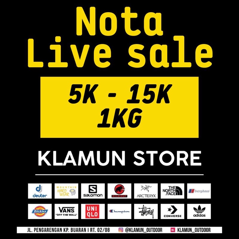 NOTE CO 5K ถึง 15K 1KG MAX 3 ชิ้น + ADMIN