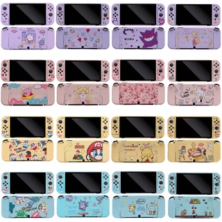 Nintendo Switch Oled case silicone soft shell Cartoon Pasting TPU storage box drop-proof shock-proof separate NS accessories switch case