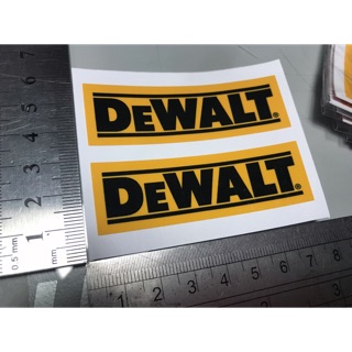 สติกเกอร์ ลาย DeWALT รถจักรยานยนต์