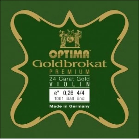 สาย E ไวโอลิน ยี่ห้อ Optima รุ่น Goldbrokat Premium 24K Gold (Violin E String)