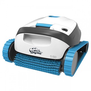 Dolphin S100 Robotic pool cleaner หุ่นยนต์ทำความสะอาดสระว่ายน้ำ สำหรับสระบ้านปีนผนังได้บ้างไม่เก่งมากแต่ราคาประหยัด