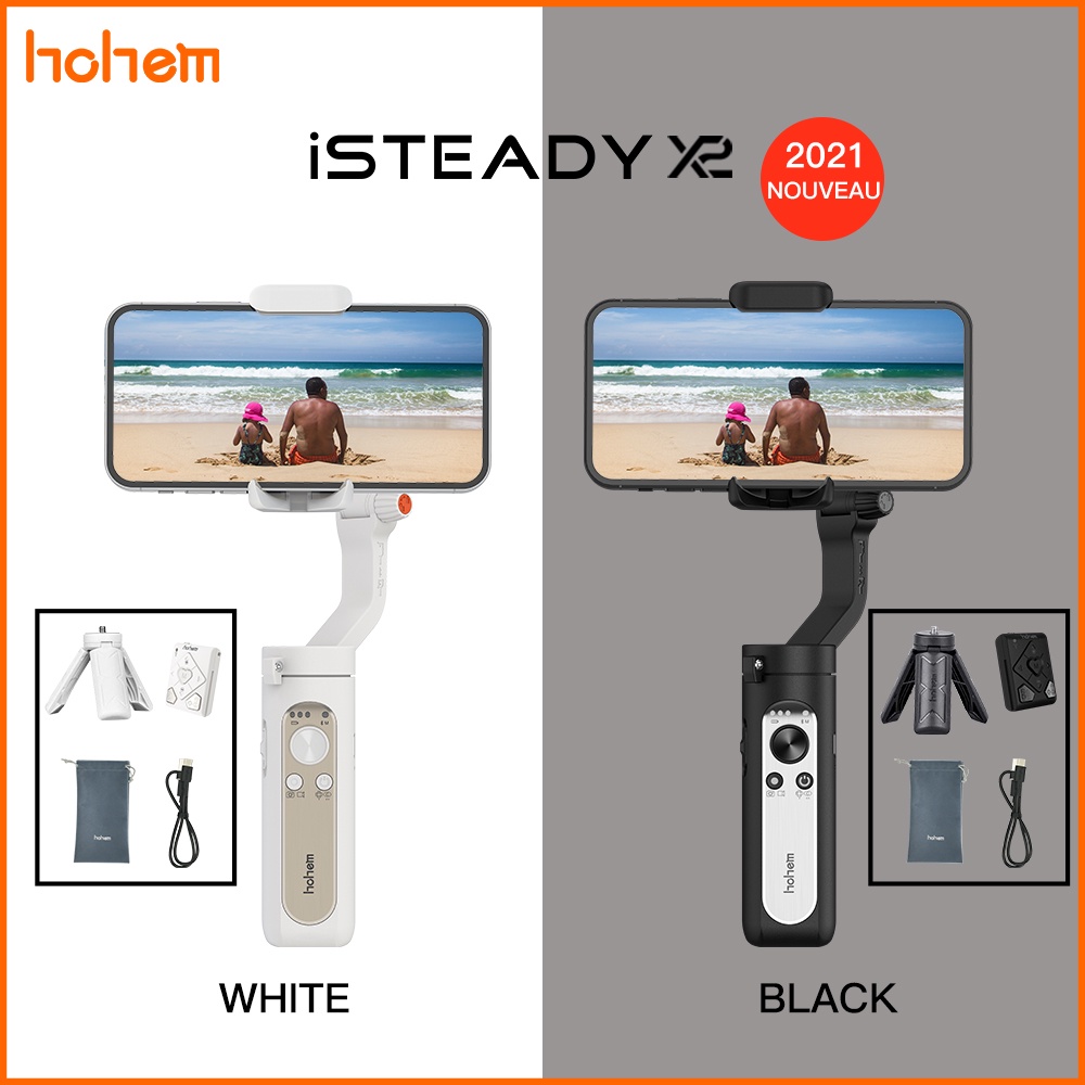 100% Orginal Hohem iSteady X2 Smartphone 3-Axis Gimbal Foldable Stabilizer for iPhone/Samsung/Huawei