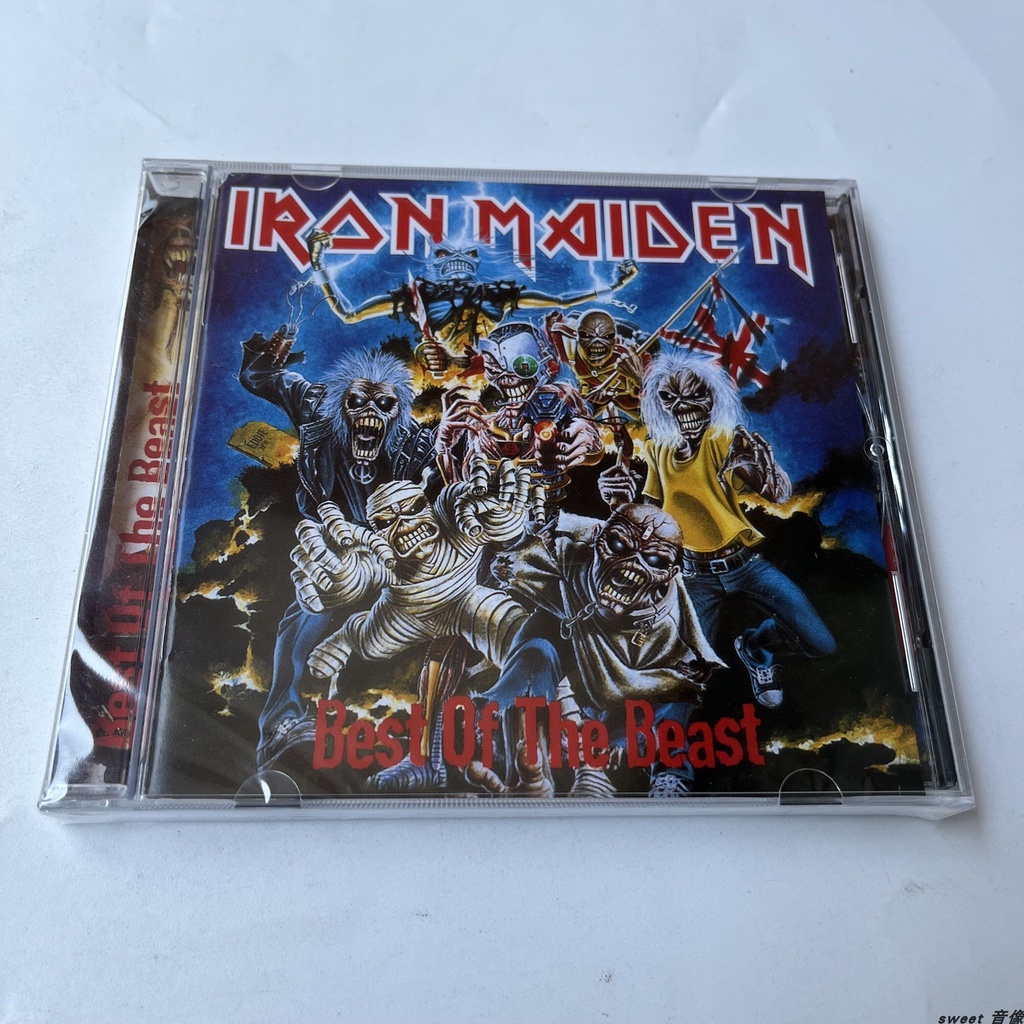 แผ่น CD เพลงอเมริกัน Iron Maiden Iron Maiden Best Of The Beast สไตล์ยุโรป