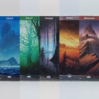 Basic land Full Art การ์ด Magic The Gathering ของแท้ จากชุด Unstable