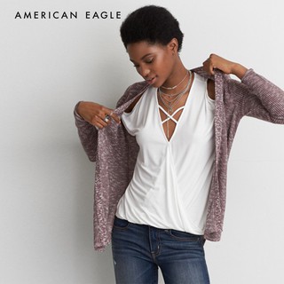 American Eagle Shirttail Cardigan เสื้อคลุม คาร์ดิแกน ผู้หญิง ทรงยาว (WCL 034-7582-954)