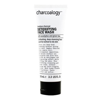 Charcoalogy Bamboo Charcoal Detoxifying Face Wash ชาร์โคโลจี แบมบู ชาร์โคล์ ดีท็อกซิฟายอิ้ง เฟส วอช 100ml.