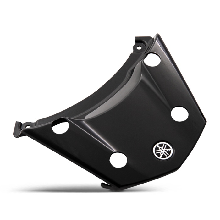2CMF4756Q2BL ฝาครอบท้ายเบาะสีดำ แบบเจาะรู TRICITY-125 YAMAHA  แท้ 2CM-F4756-Q2-BL