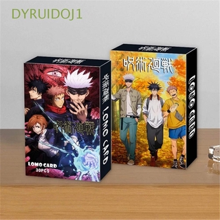 Dyruidoj1 โปสการ์ดอะนิเมะ Jujutsu Kaisen Lomo 30 ชิ้น/ชุดสําหรับเด็ก