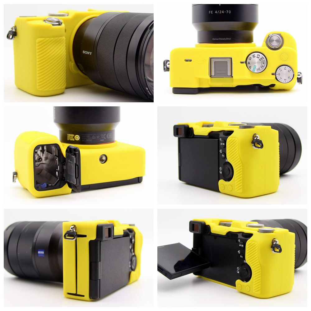 A7C เคสยางซิลิโคนกันรอยสําหรับ Sony Alpha 7C Ilce - 7C